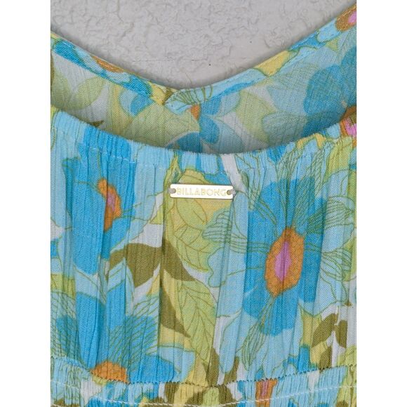 Billabong Something Pretty Mini Dress Size XS Tropical Floral Beachy Vacation - Picture 5 of 7
